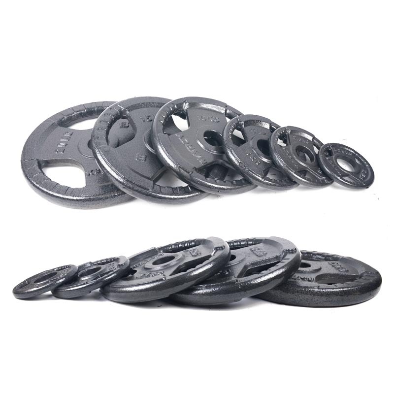 Factory wholesale price body building CASTED IRON barbell plate standard weightlifting plate