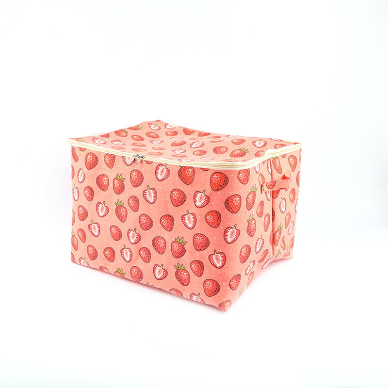 Zipper bag cloth art storage basket