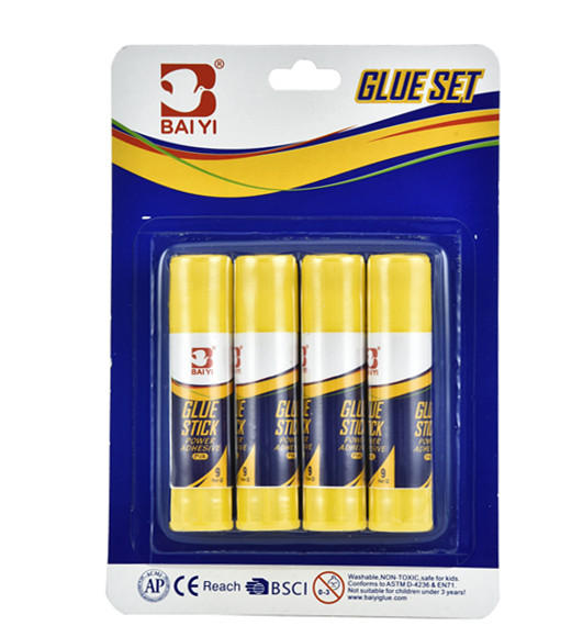 4pcs 9g Glue Stick blister card