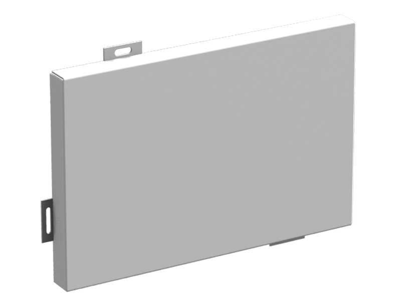 Powdercoating solid aluminum panel