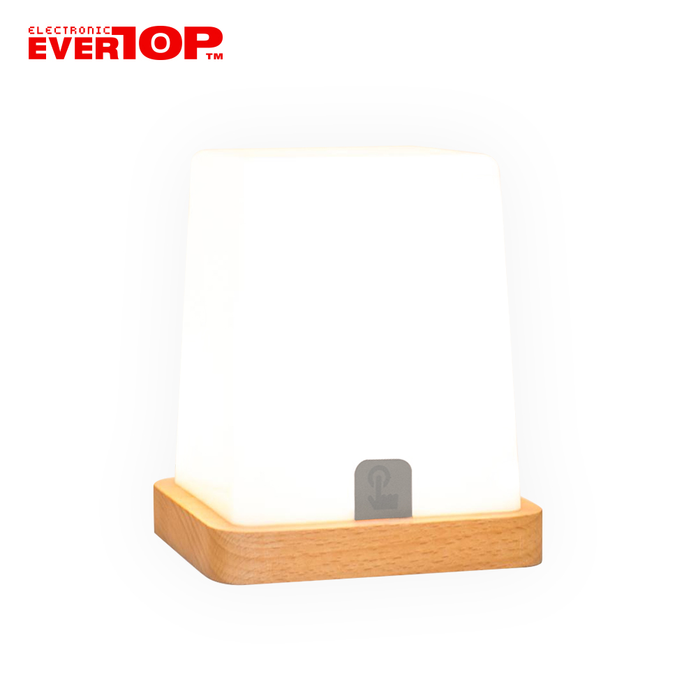 Portable Wooden Gradually Dimming Touch LED Lamp Et592