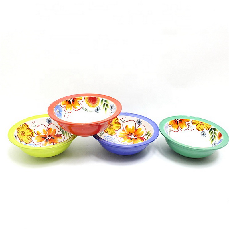 Ceramic Spring Design Bowl 4 ASST