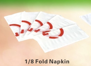 Printed logo napkin/2 colour printed napkin/customised napkin/bamboo napkin/unbleached napkin/fsc napkin