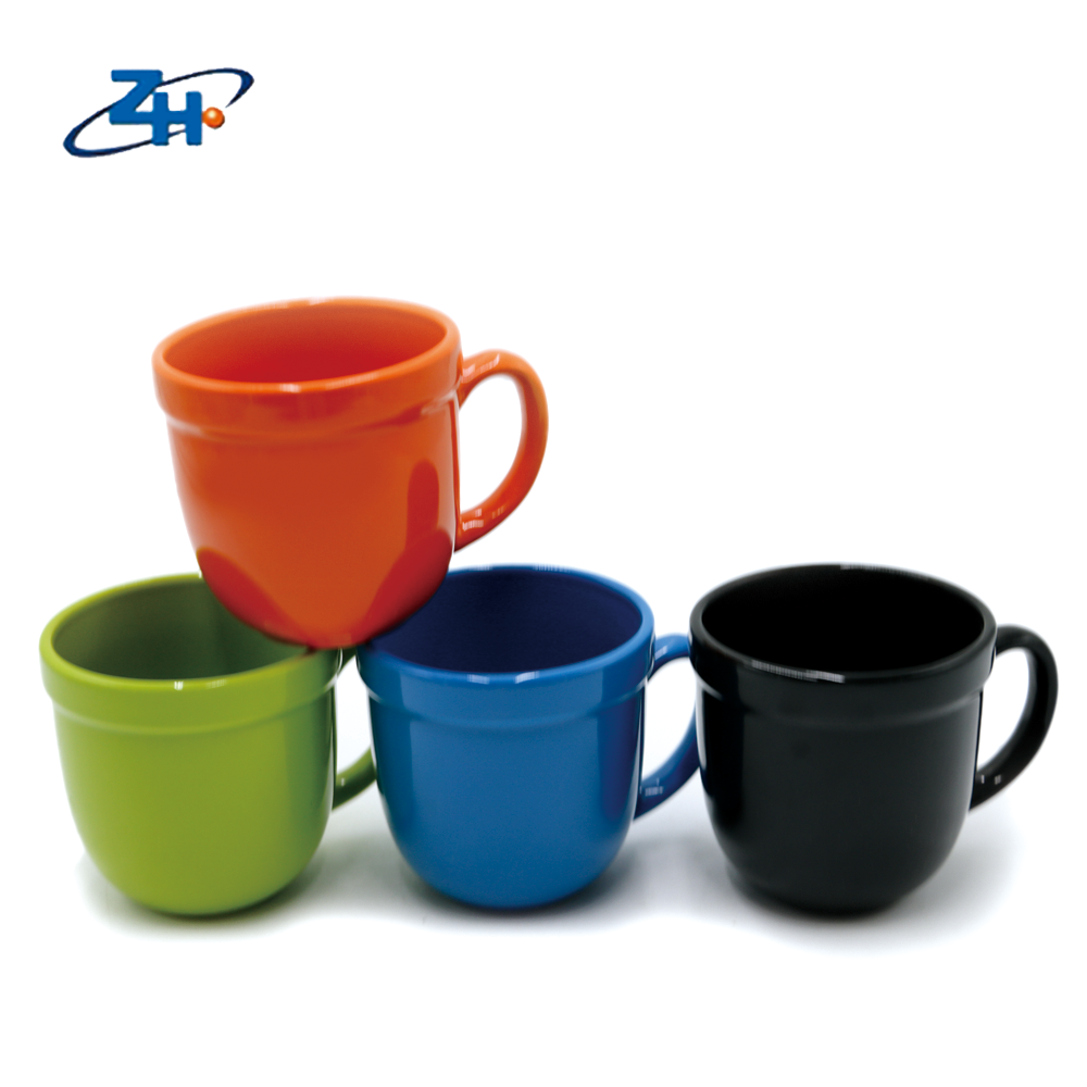14oz ceramic customized glazed mug promotional colorful cup