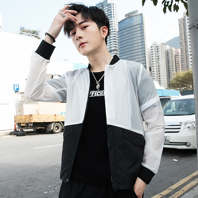 men skin jacket