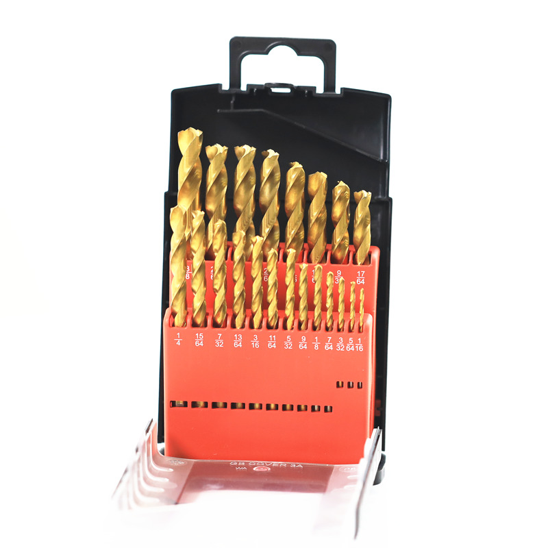 21pcs Fully Groud Drill Bits