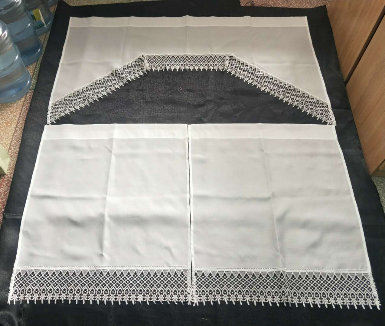 lace kitchen curtain from manufacturer in China