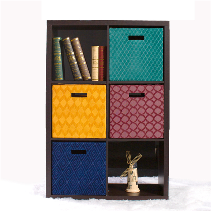 Velvet Jacquard Storage Bin