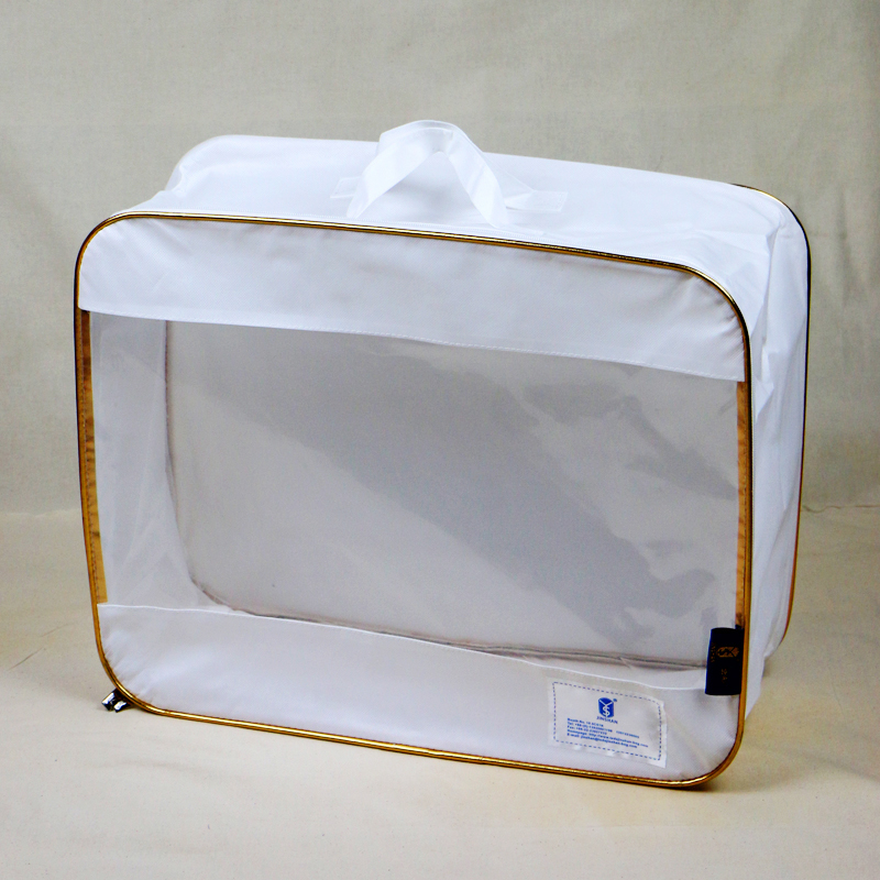 High Quality Strong Capacity Quilt Pillow Blanket Packaging Bags, wire frame bags