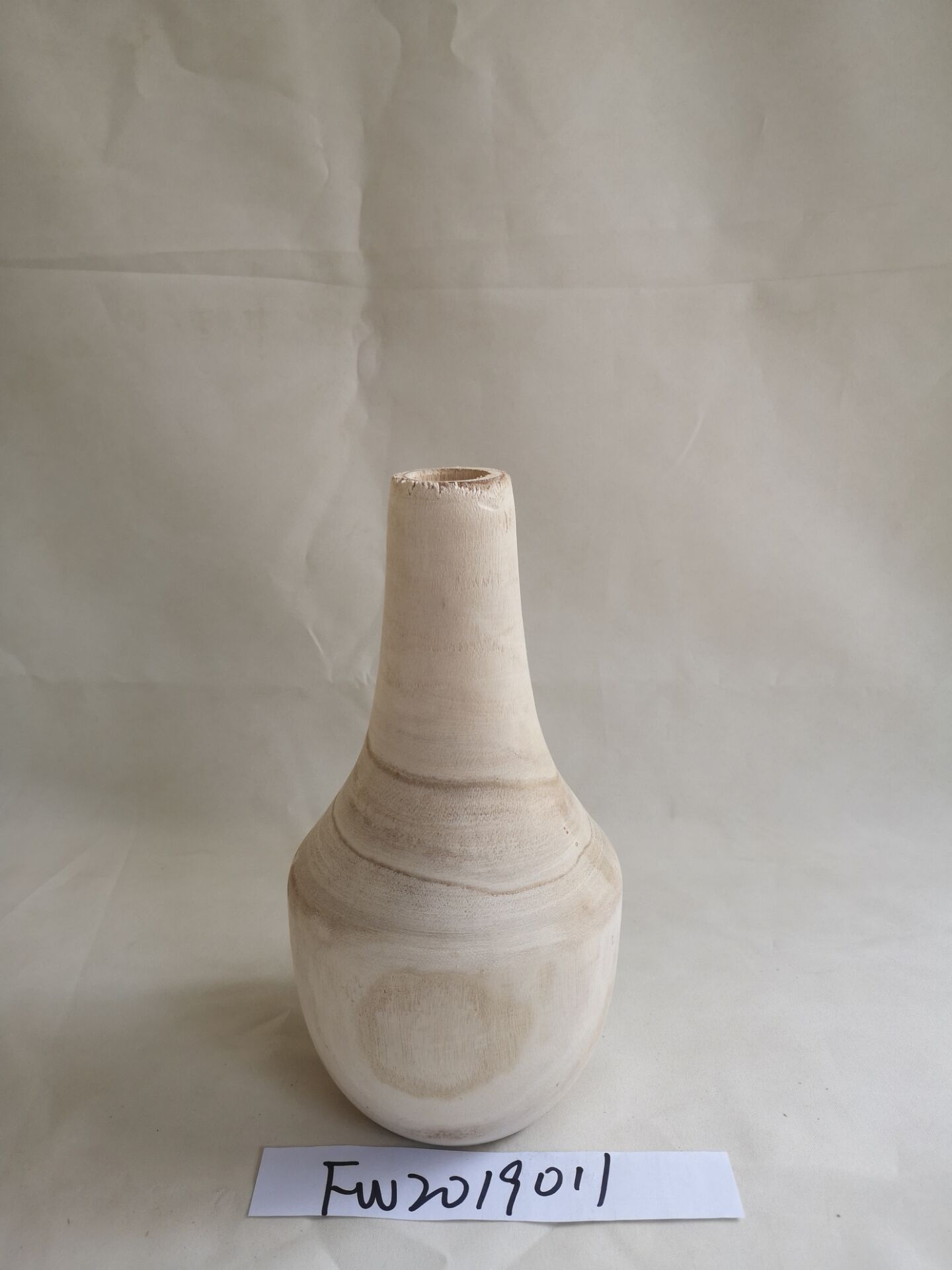 wooden vase