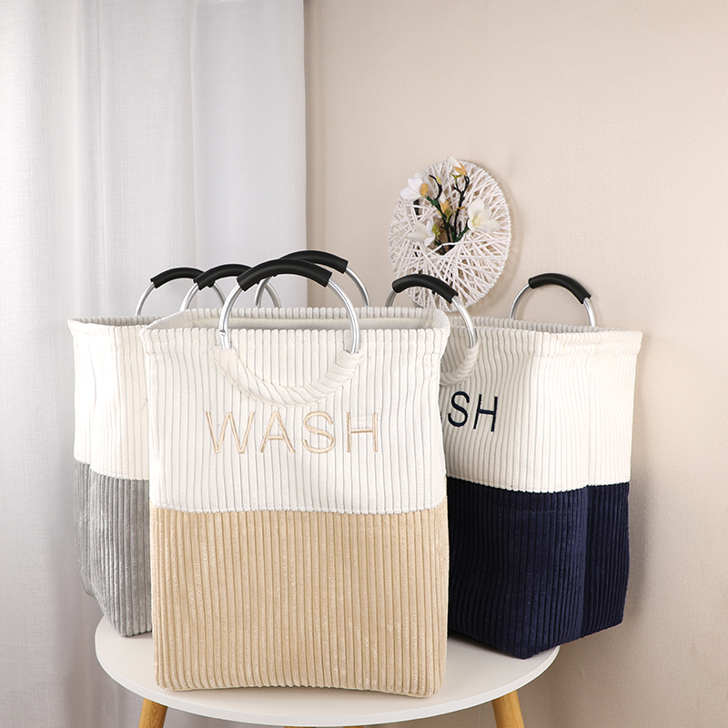 Fabric storage baskets