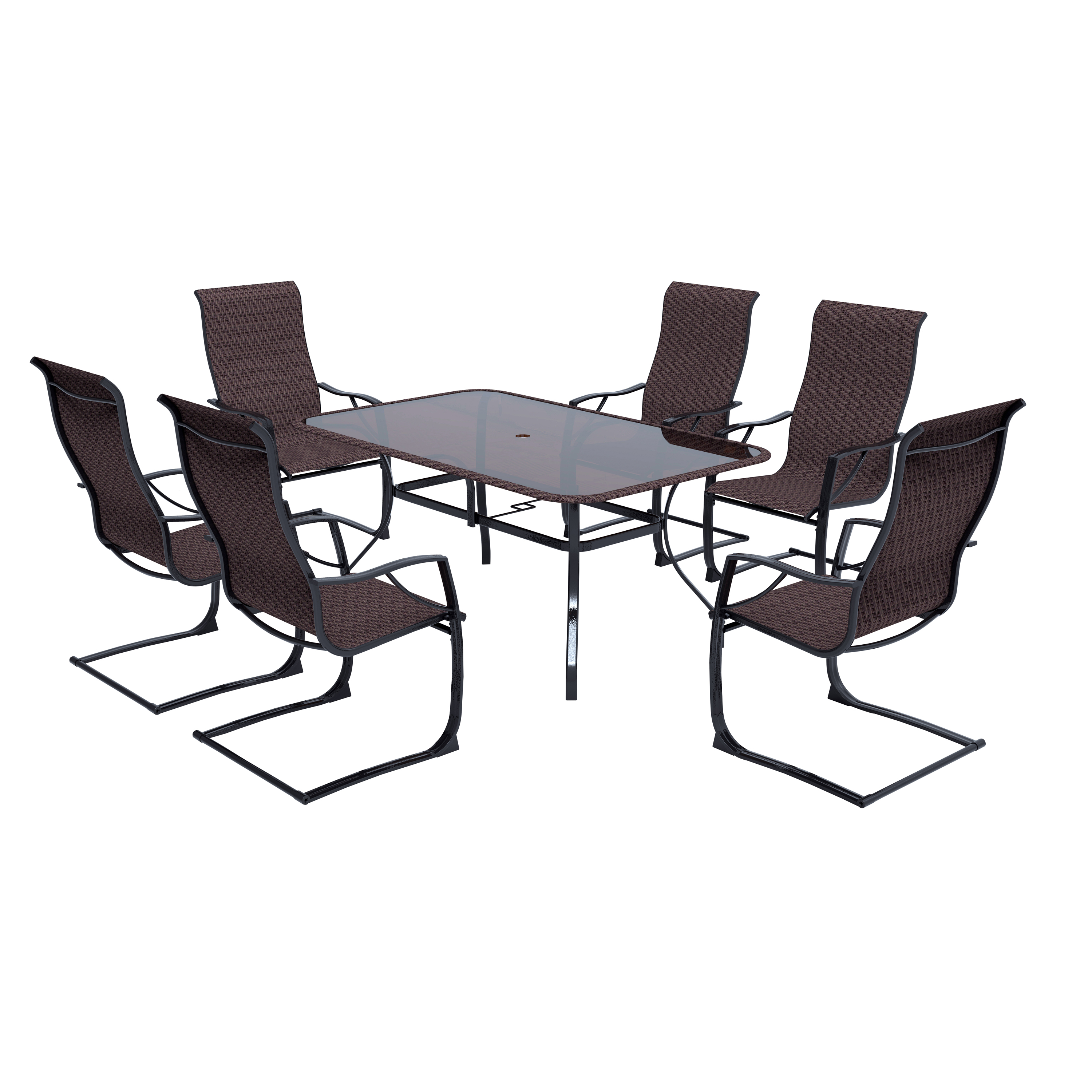 Wicker patio set