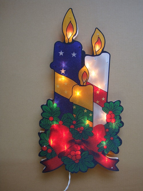 PVC silhouette window lights, christmas lights, decorative lights
