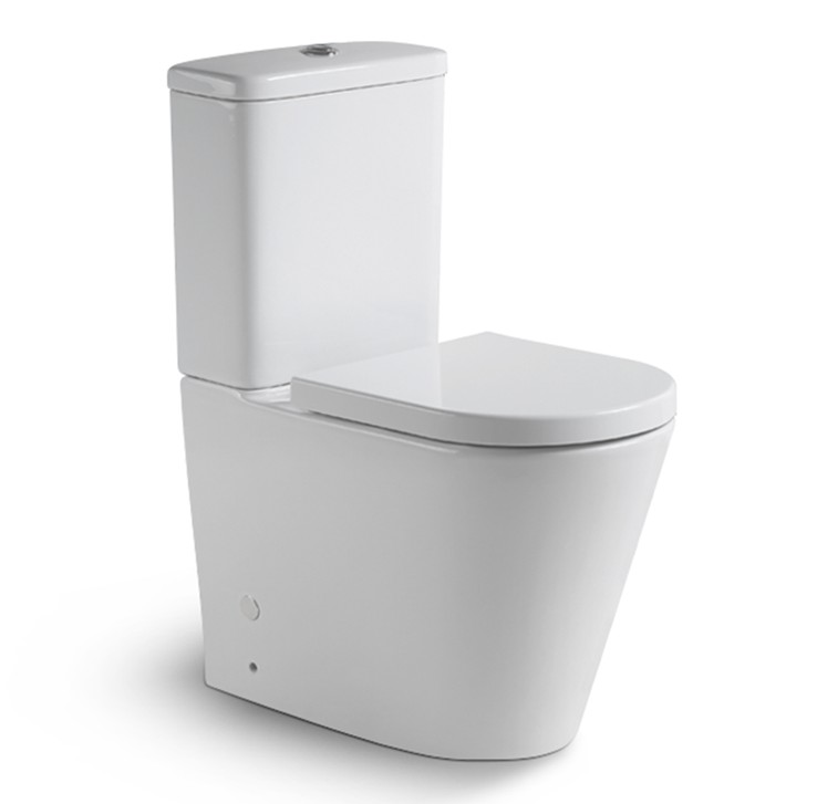 Rimless toilet Square Back to Wall Toilet