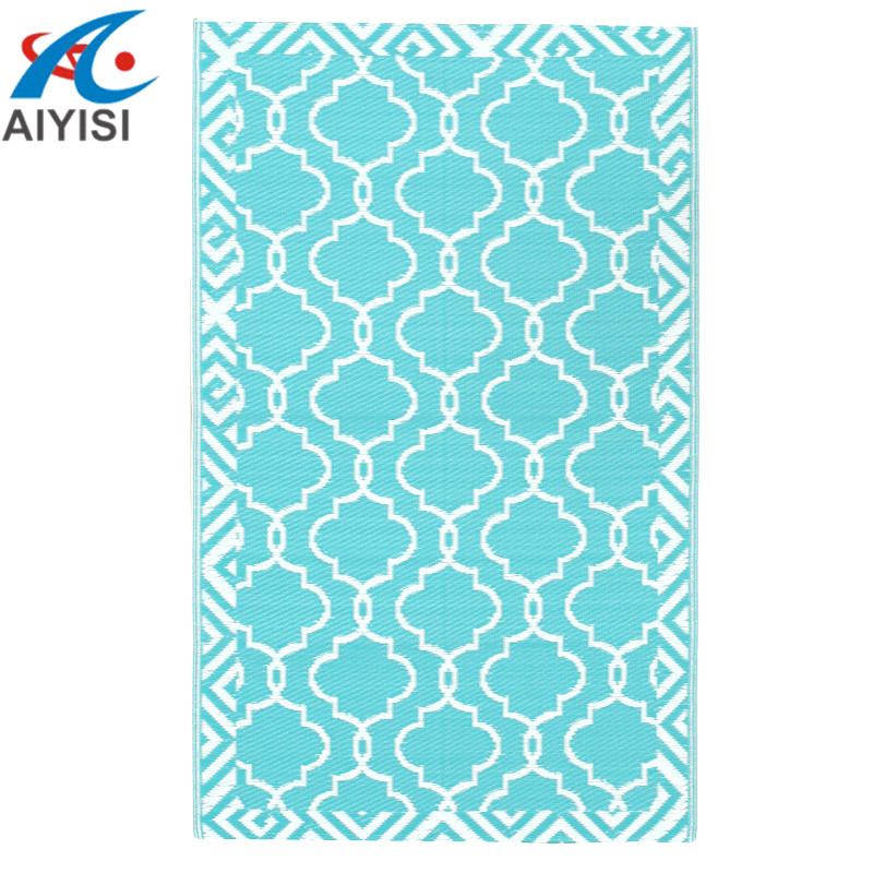 Outdoor/Indoor UV Fade Resistant Recycled Plastic Beach Mat