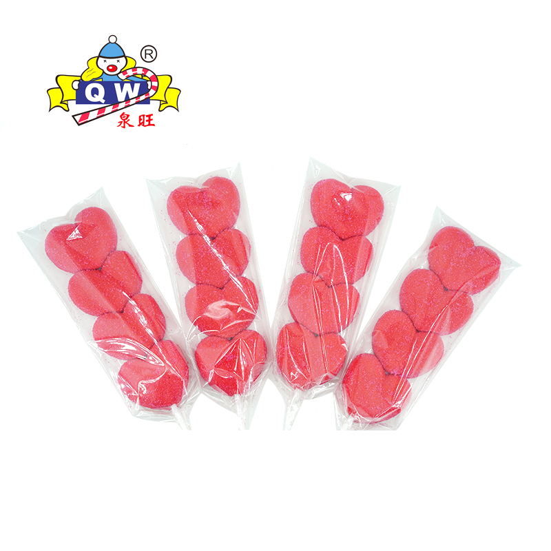 60g heart marshmallow lollipop