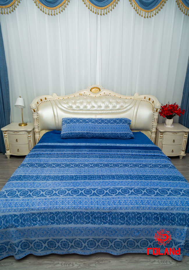 Printed Coral Fleece Sheet Set