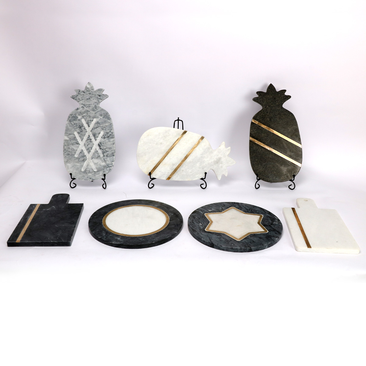customized natural marble CHEESE BOARD pizzaa plate