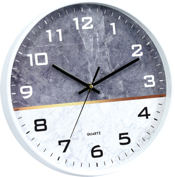 Wall clock; quartz clock; best sale; promotion; gift; simple round clock; 12inch 30cm