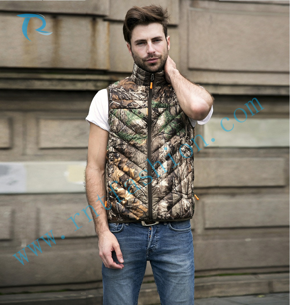 Men's Down Vest Outdoor Hunting Jacket