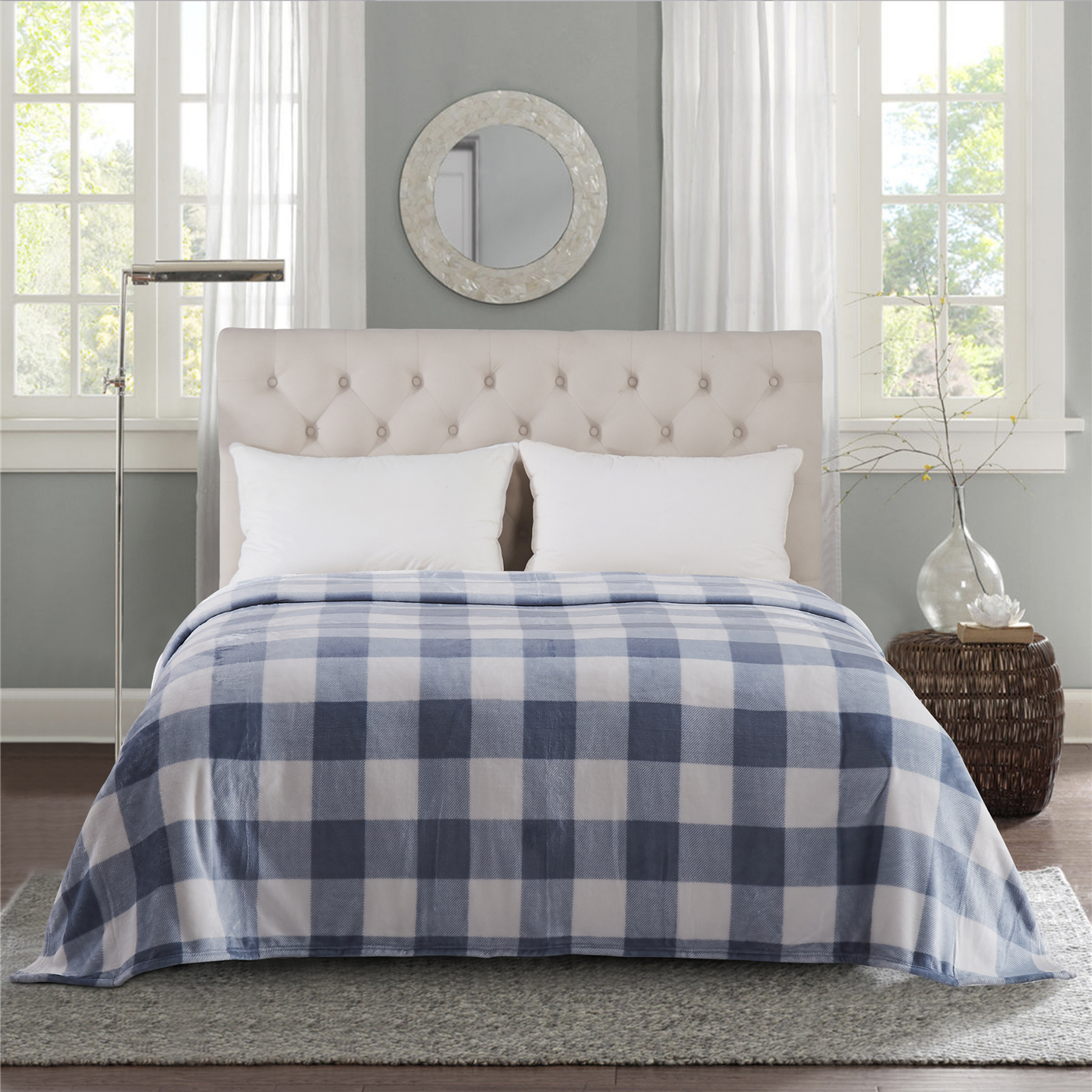 100% polyester printed flannel blanket