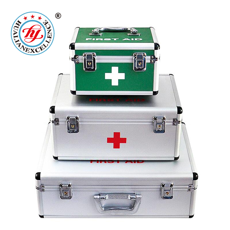 Daily home care large aluminium medical first aid kit box