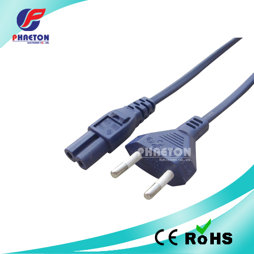 2pin Round Printer AC Power Cable