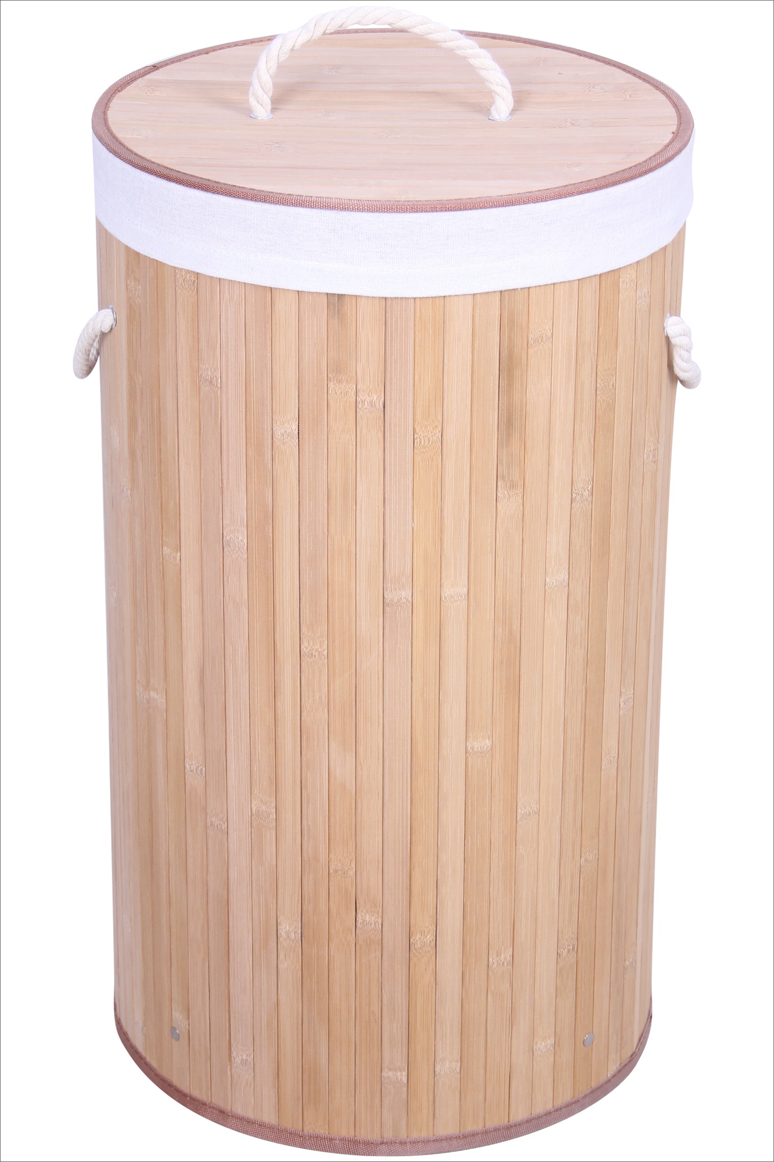 Round Bamboo Hamper,bamboo laundry basket
