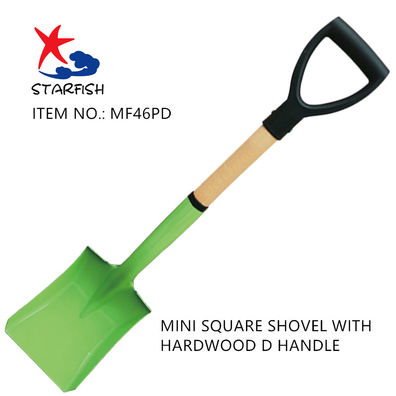 Mini Square Shovel With Hardwood D Handle