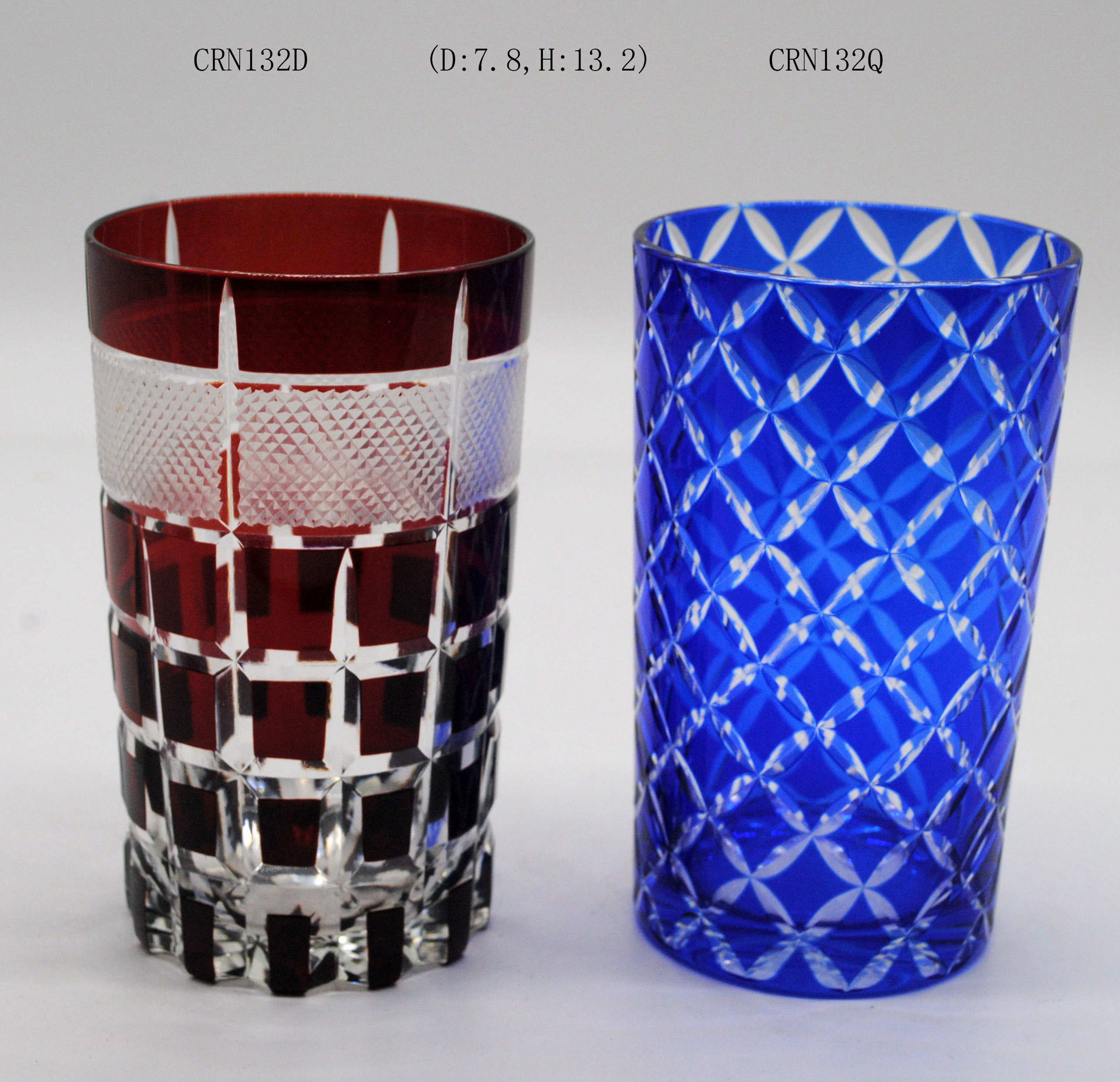 Hand-Cut glass / KIRIKO cut glass