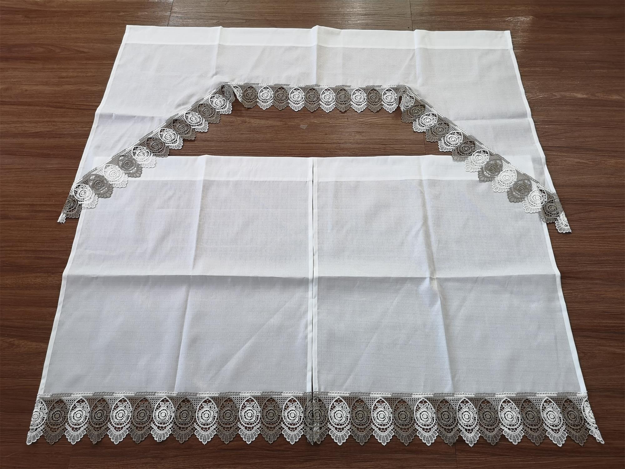 lace kitchen curtain from manufacturer in China