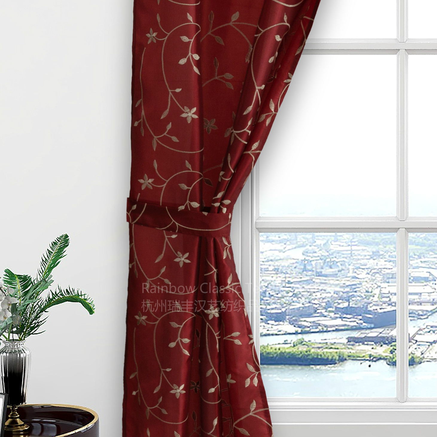 Rod Curtain, Emboridery curtain , Jacquard curtain ,curtain