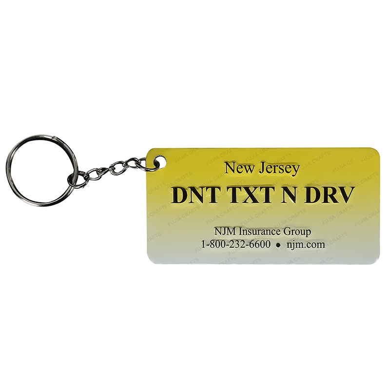 Wholesale Custom Souvenir Promotion Design Printed 3d embossed Aluminum TIN Metal Double side Keyring