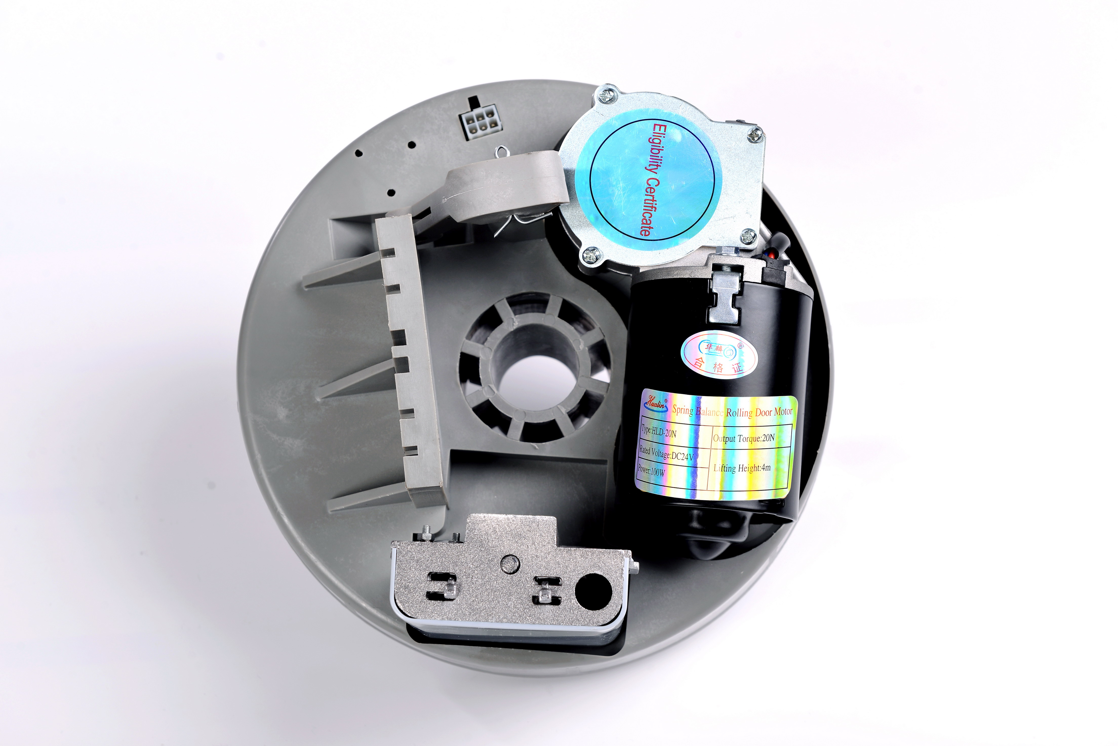 Spring balance roller shutter motor