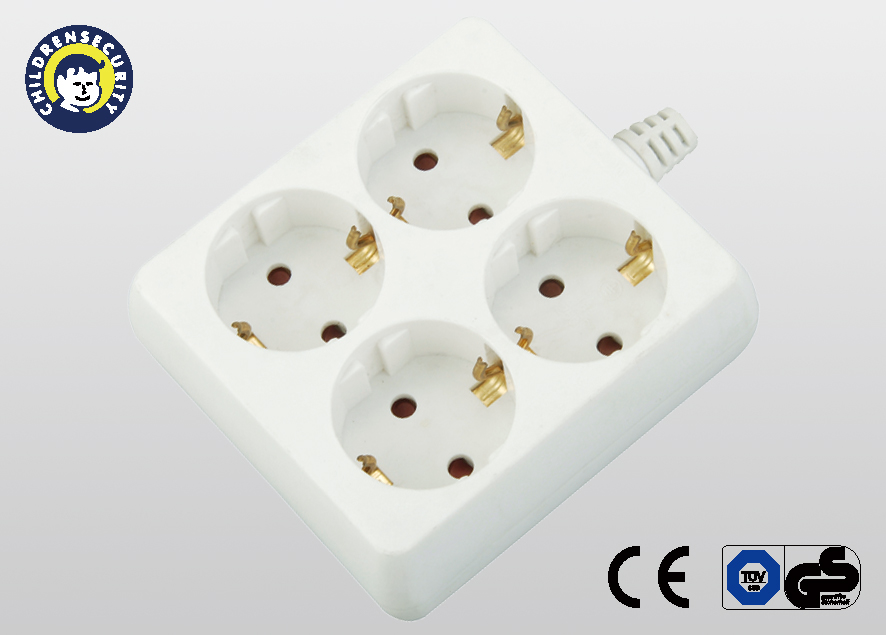 German type extension socket