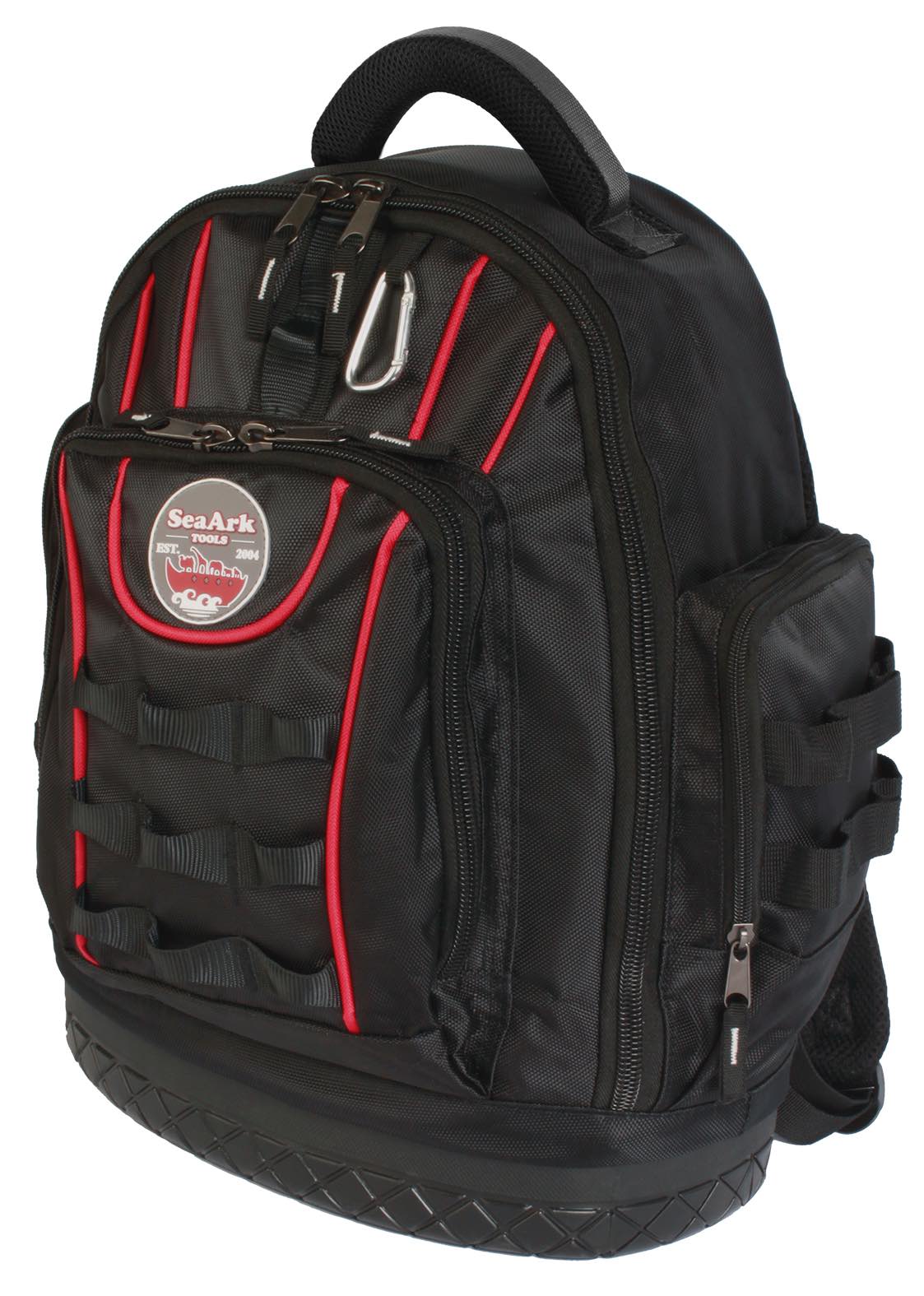 Pack bag with rubber bottom