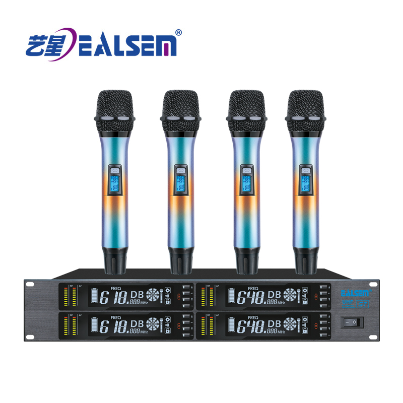 UHF true diversity wireless microphone