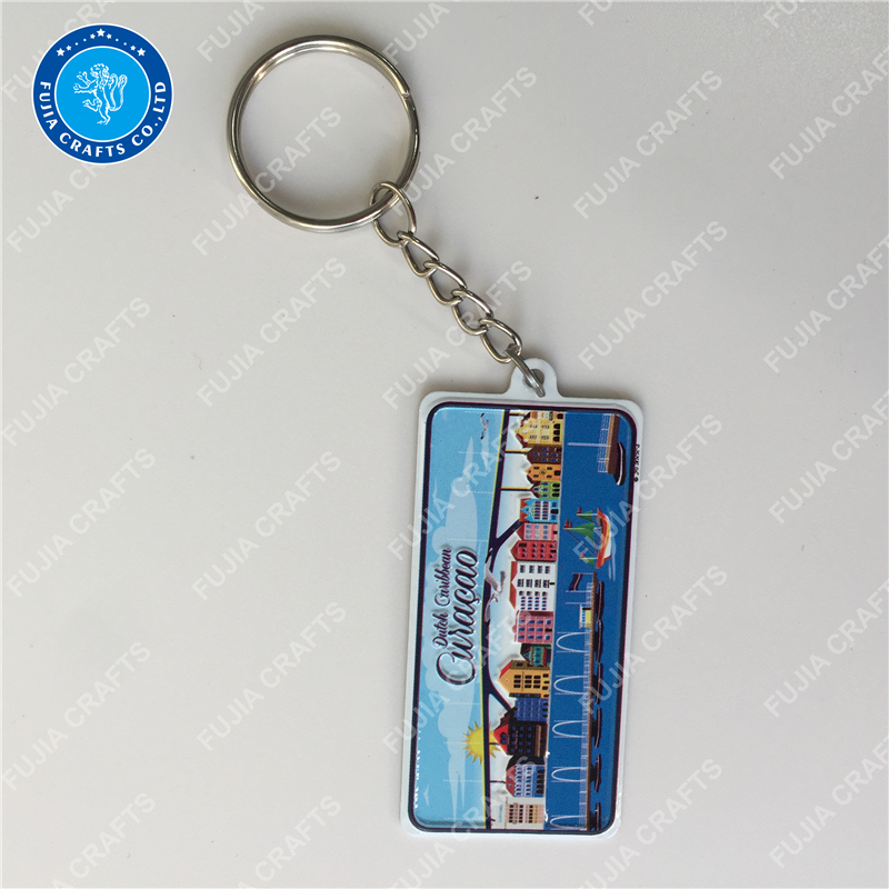 Factory supply custom metal souvenir custom 3d key chain