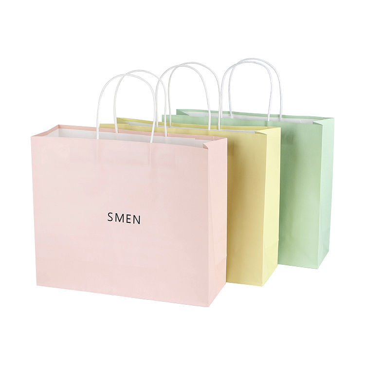 Small Turn Top Twist Handle Paper Shopping bag