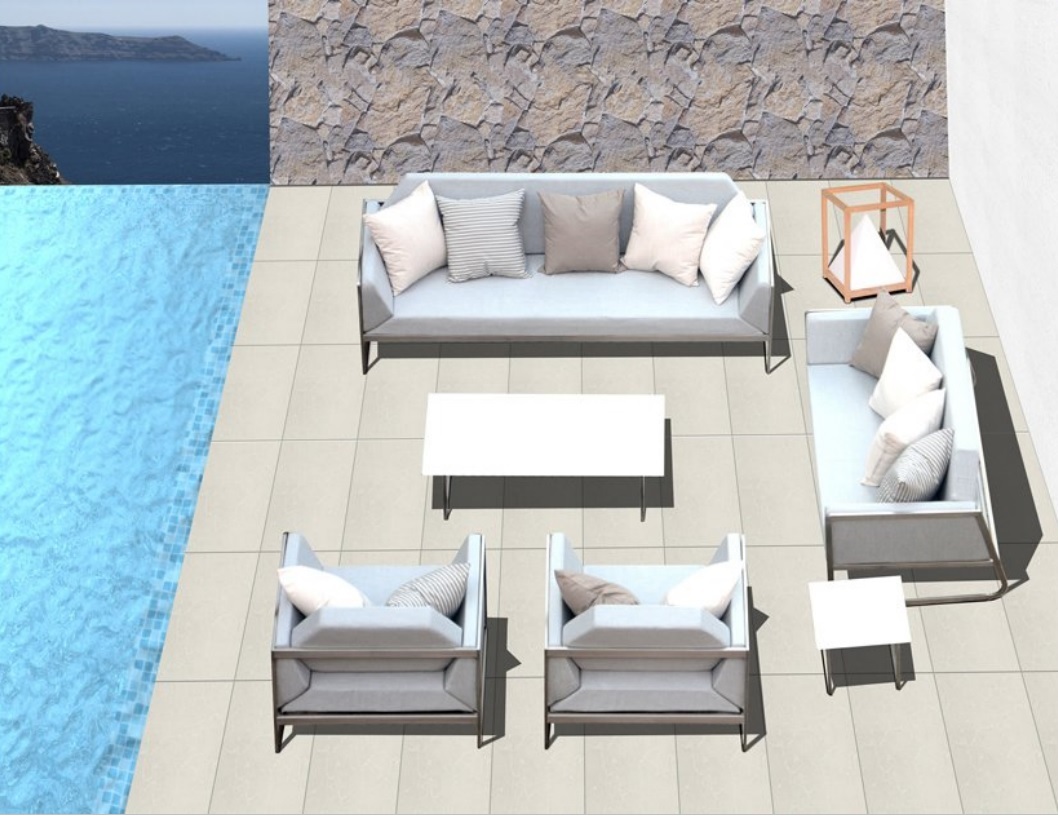 Stainless Steel Sofa