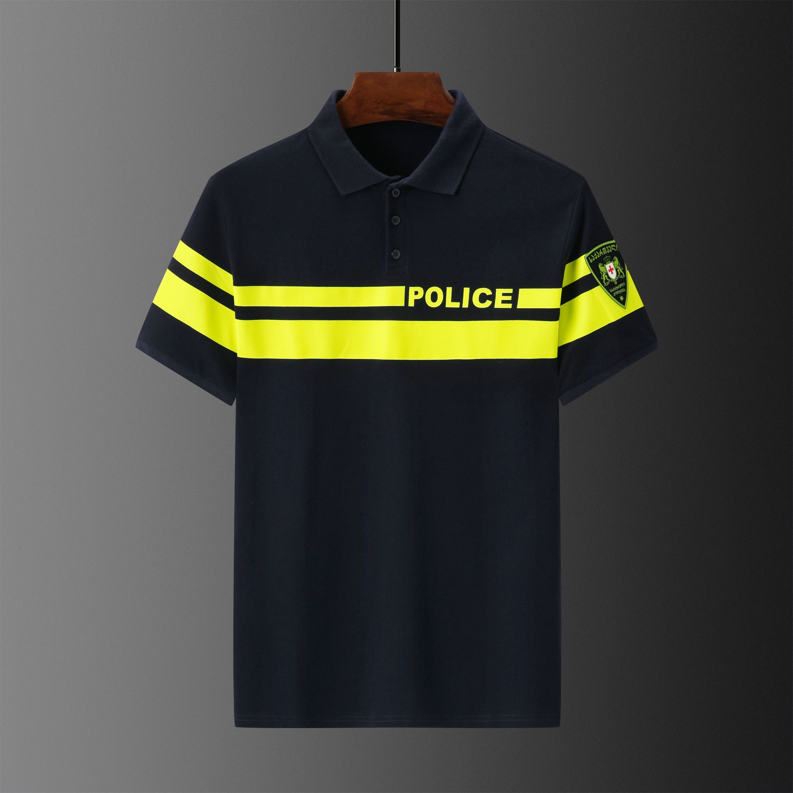 Men's short sleeve printing polo shirt