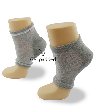 gel moisture heel socks，gel exfloiating socks,gel anti-cracking socks