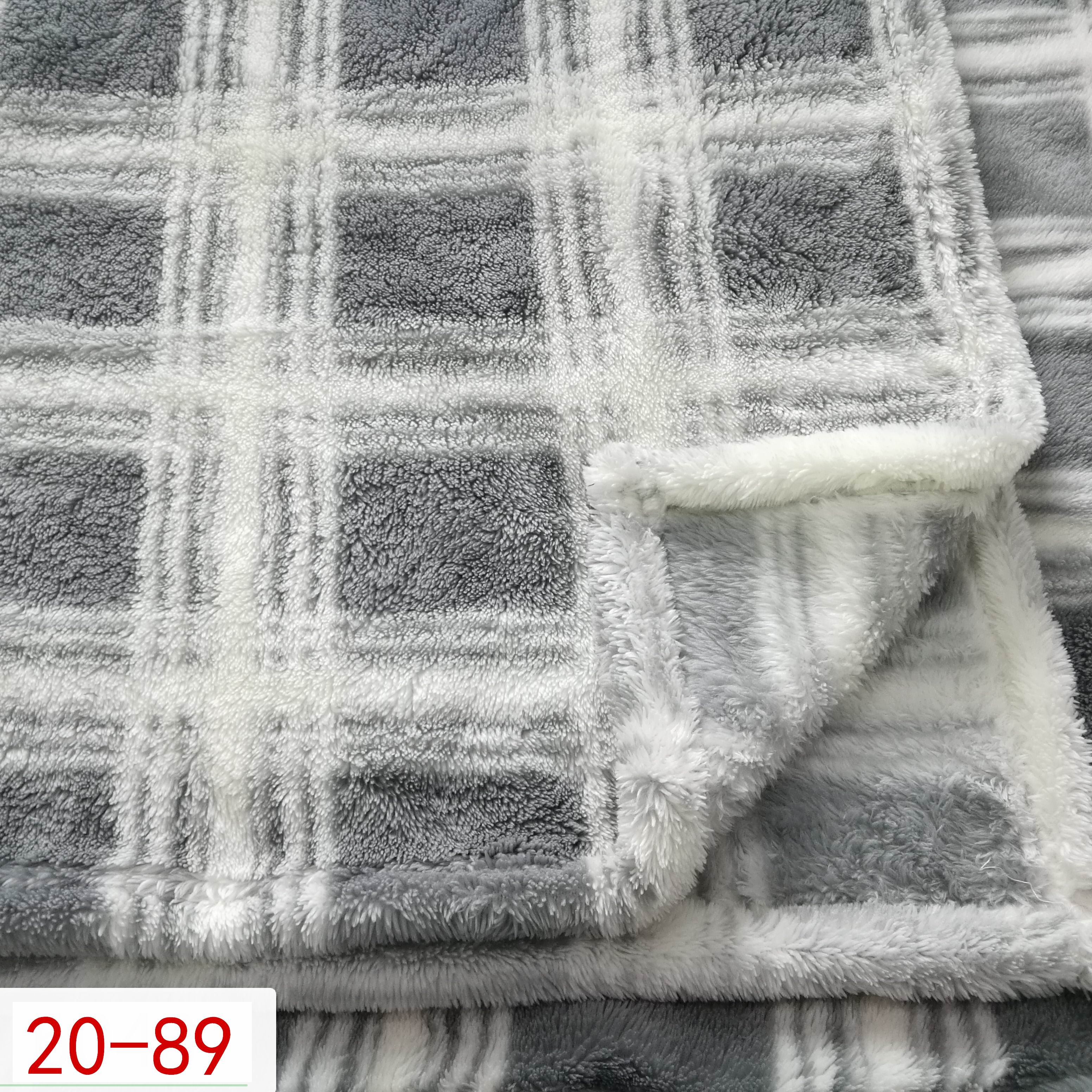 Printed sherpa blanket Warm blankets