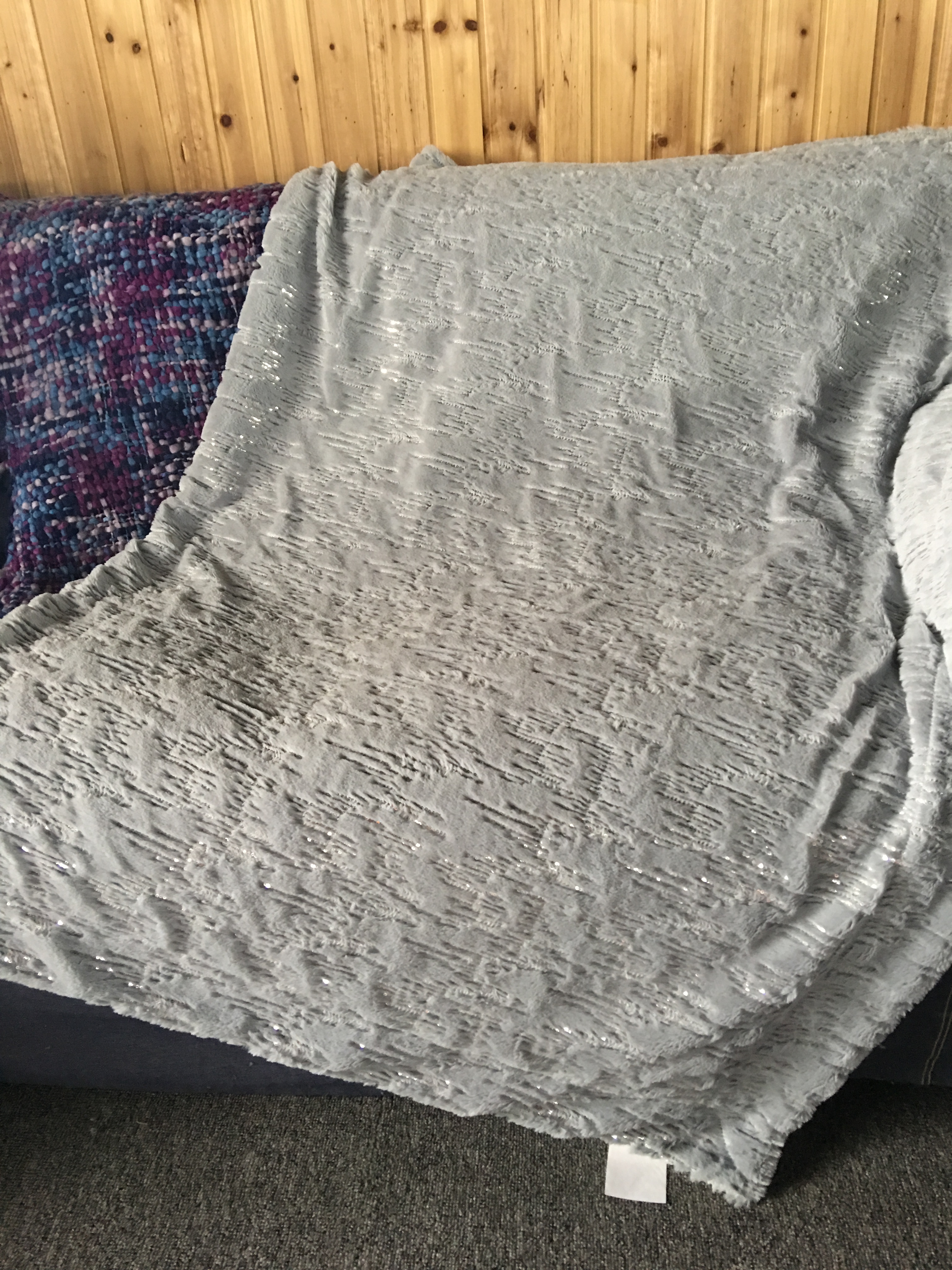Embroider PV fleece blanket