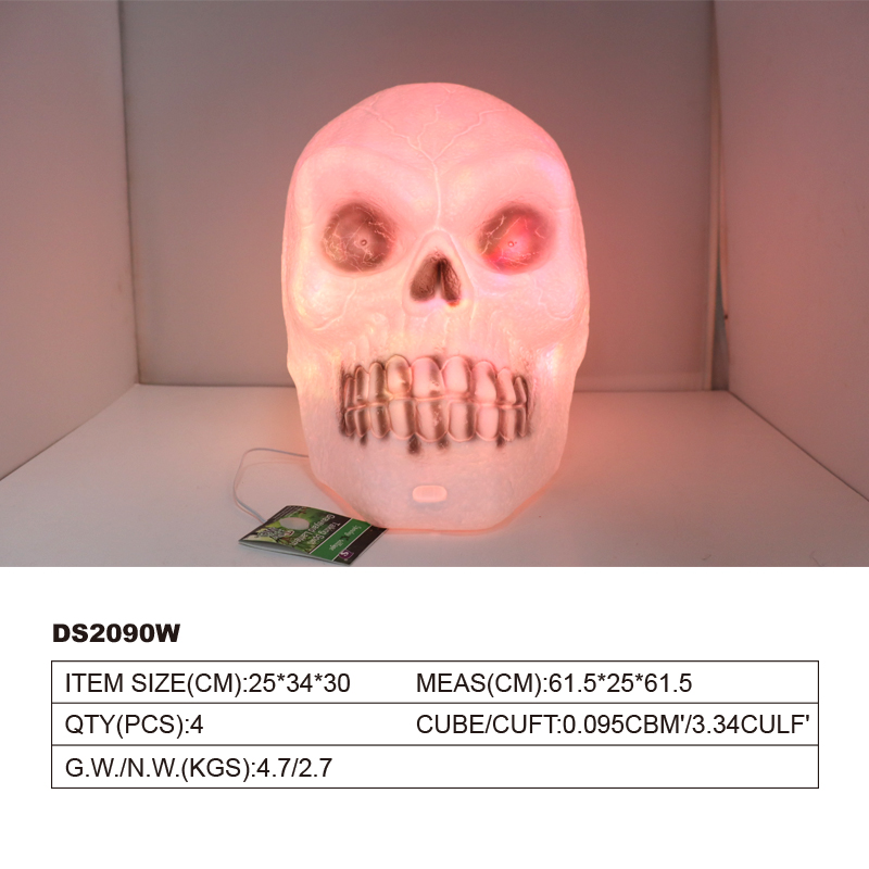 Halloween BO colorful big skull