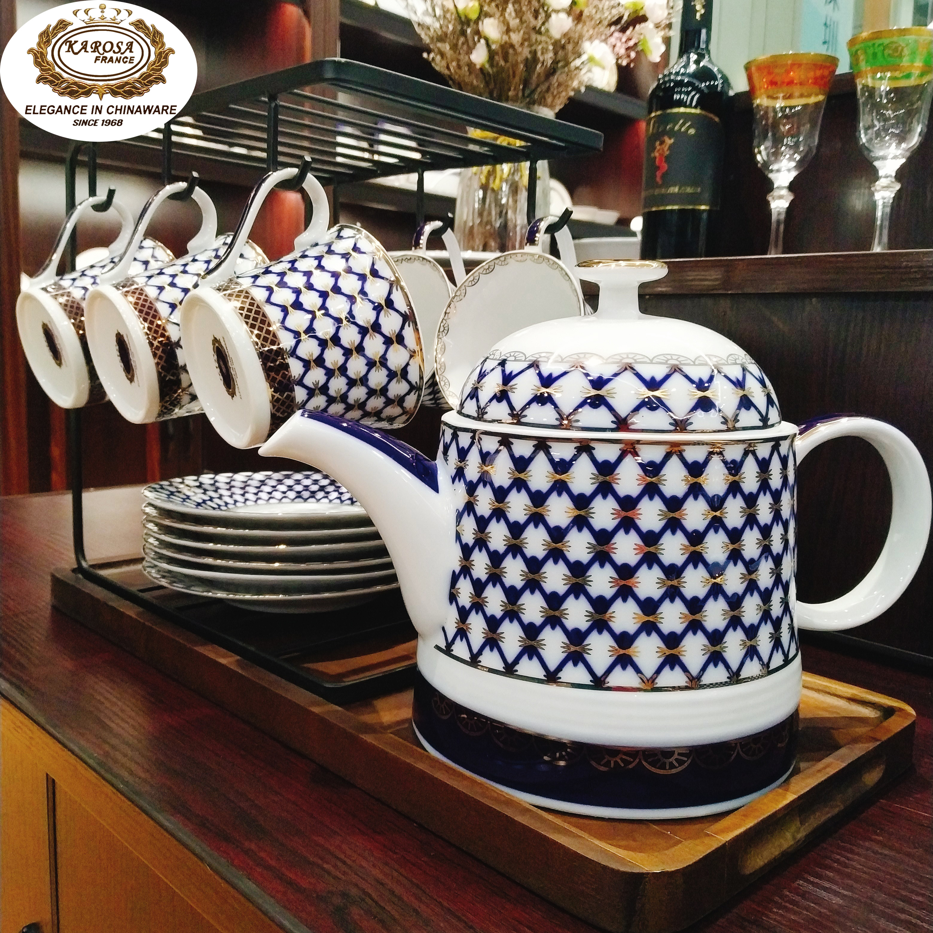 porcelain tea set