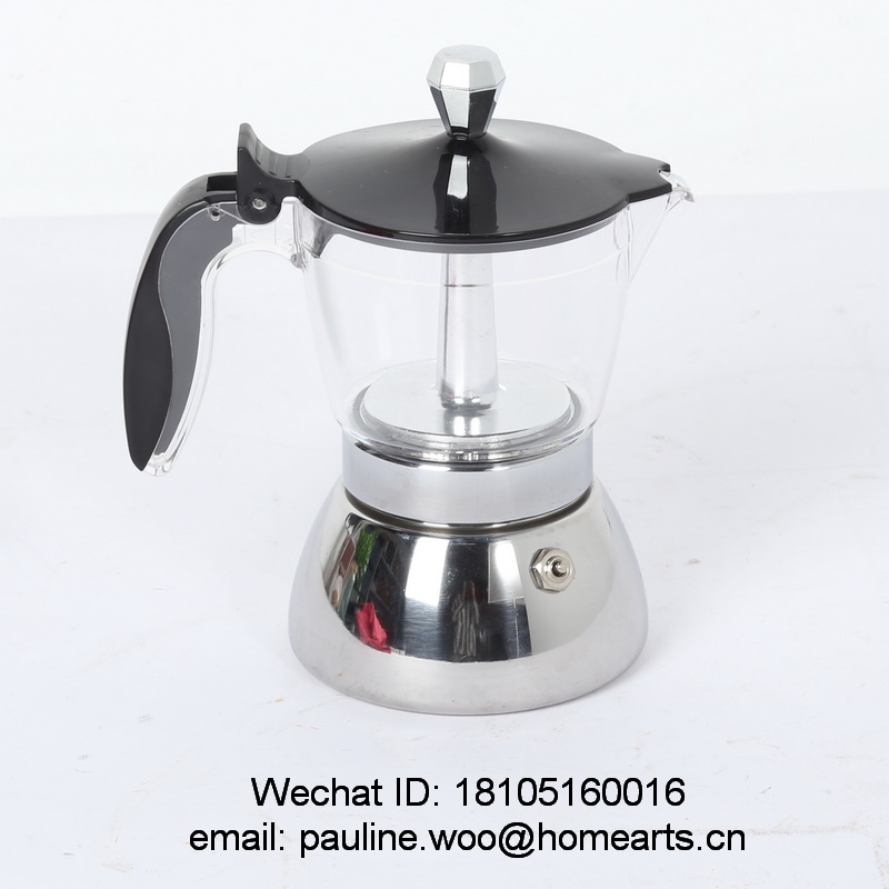 stainless steel coffee maker, espresso maker, moka maker