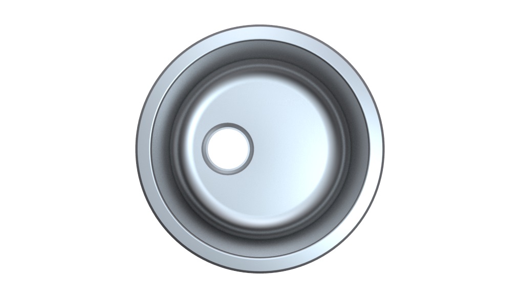 Stainless Steel Drop-in Round Sink