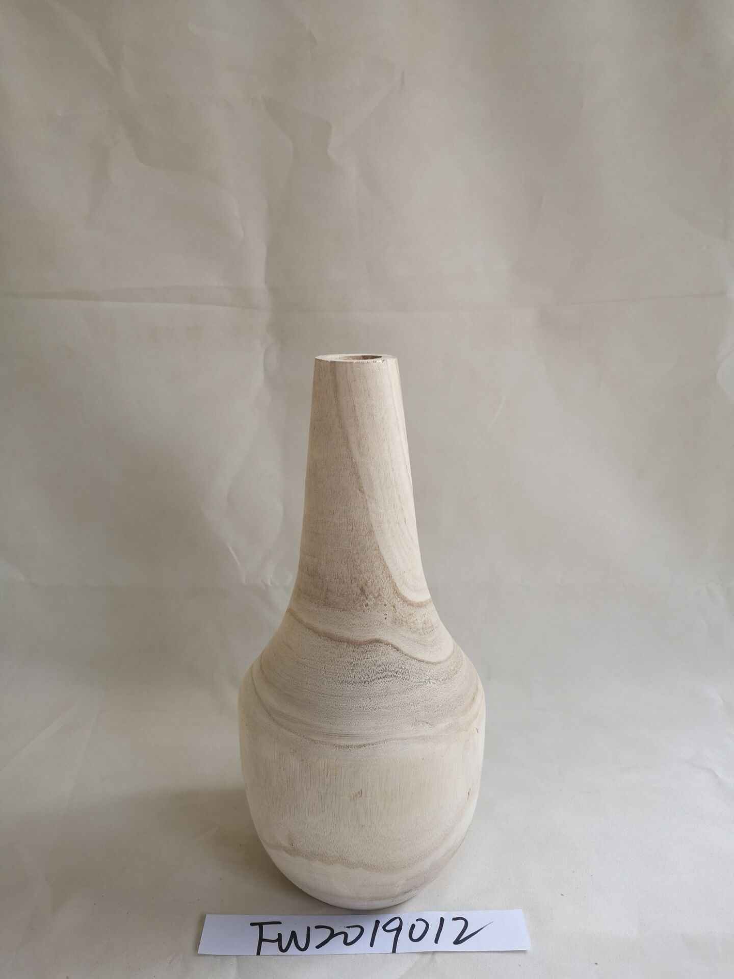wooden vase