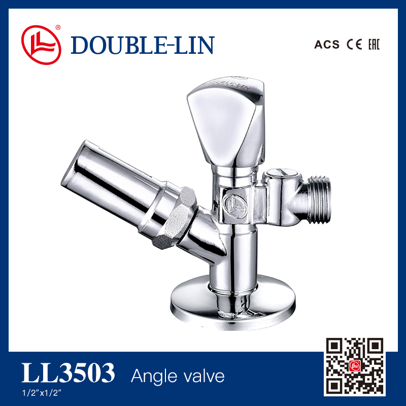 Backflow Brass Angle Valve with Filter and Water Hammer Eliminator